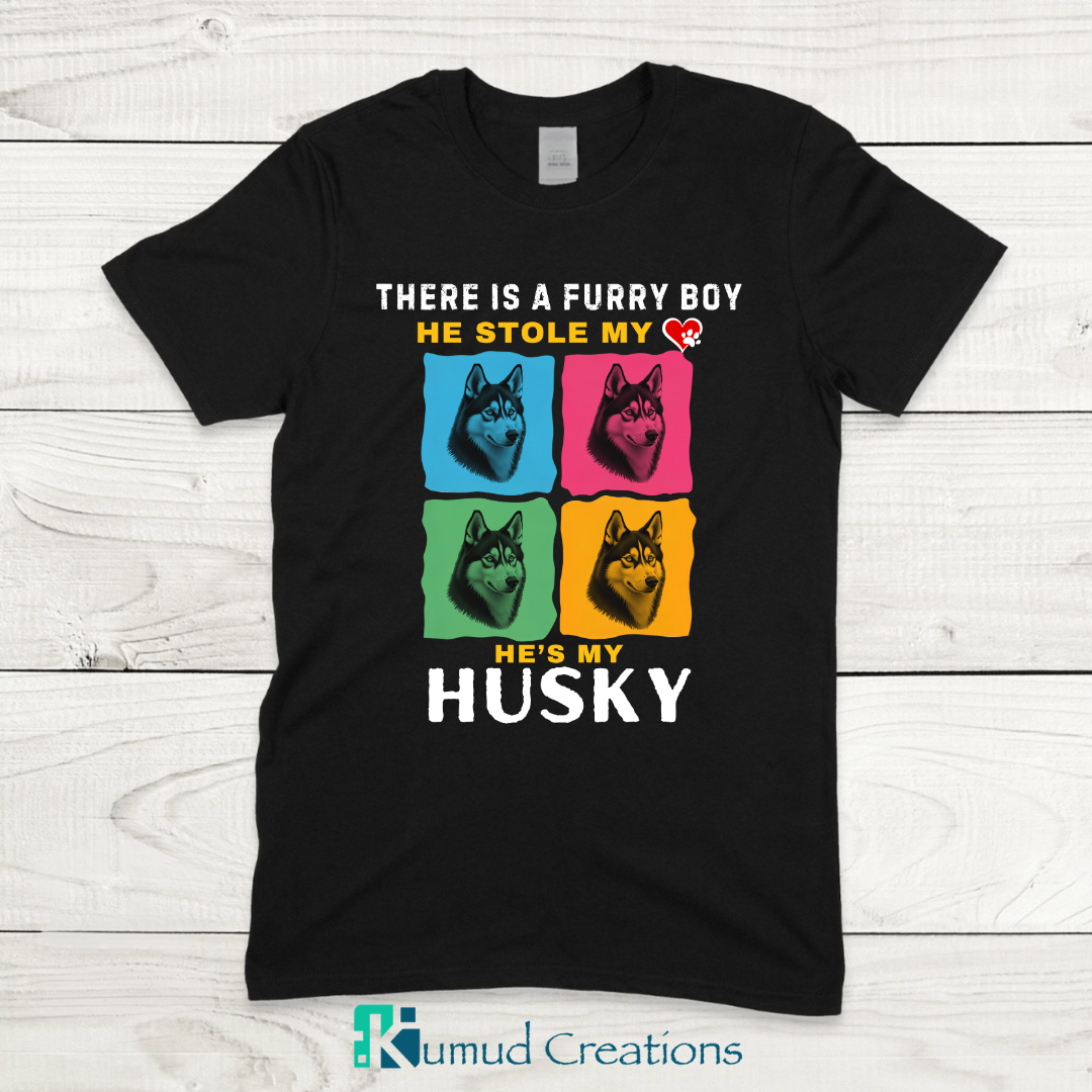 131 - There is a Furry Boy - He is Husky