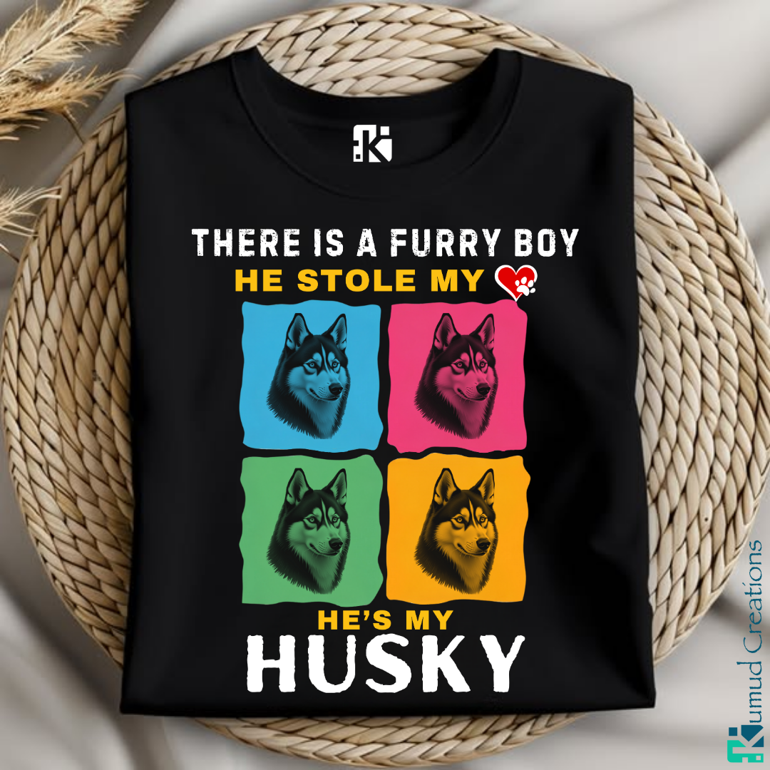 131 - There is a Furry Boy - He is Husky