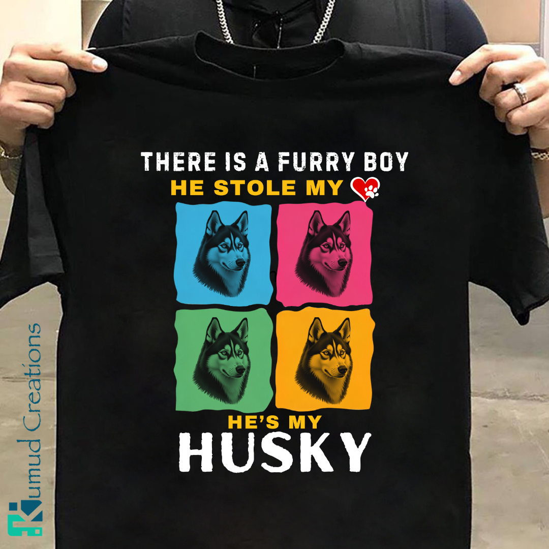 131 - There is a Furry Boy - He is Husky