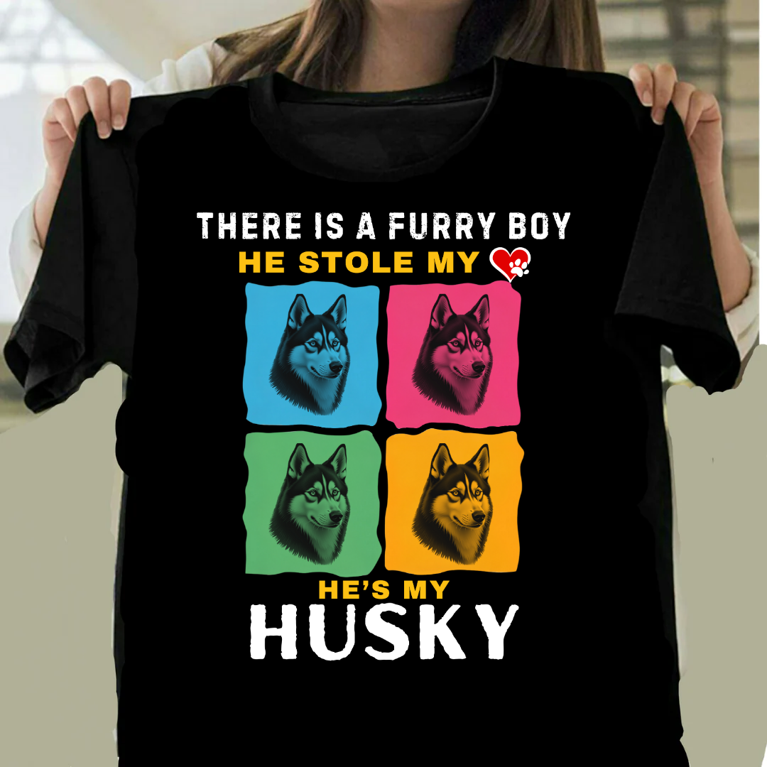 131 - There is a Furry Boy - He is Husky